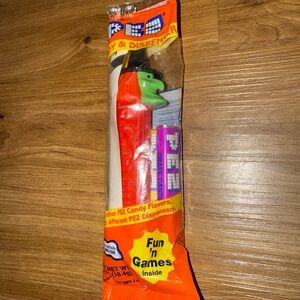 90s PEZ Witch Candy Dispenser Halloween Glow In Dark New In Package